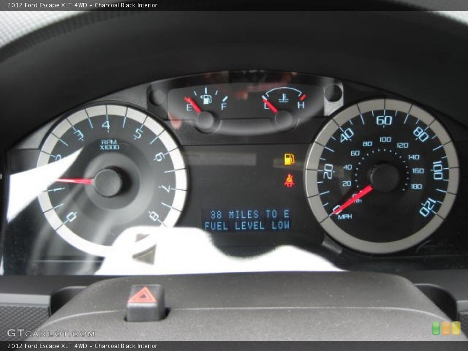 Charcoal Black Interior Gauges for the 2012 Ford Escape XLT 4WD #51849635