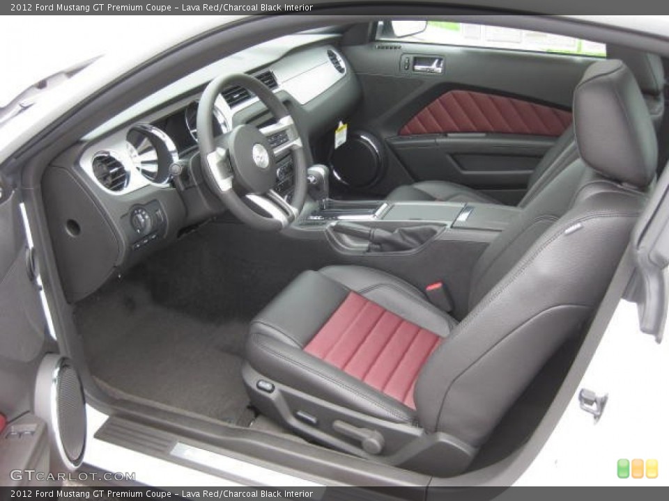 Lava Red/Charcoal Black Interior Photo for the 2012 Ford Mustang GT Premium Coupe #51849827