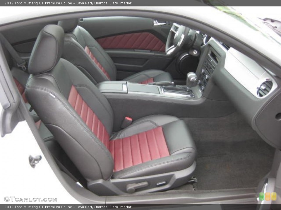 Lava Red/Charcoal Black Interior Photo for the 2012 Ford Mustang GT Premium Coupe #51849884