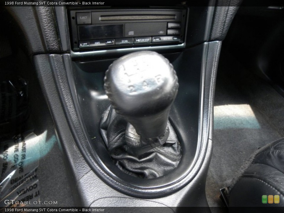 Black Interior Transmission for the 1998 Ford Mustang SVT Cobra Convertible #51850559