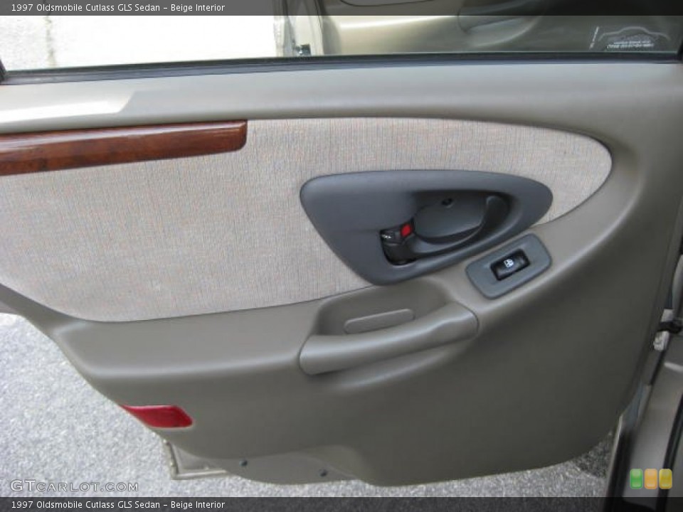 Beige Interior Door Panel for the 1997 Oldsmobile Cutlass GLS Sedan #51850619