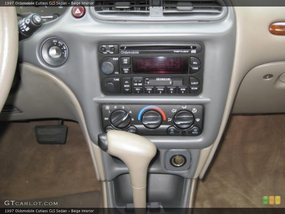 Beige Interior Controls for the 1997 Oldsmobile Cutlass GLS Sedan #51850695