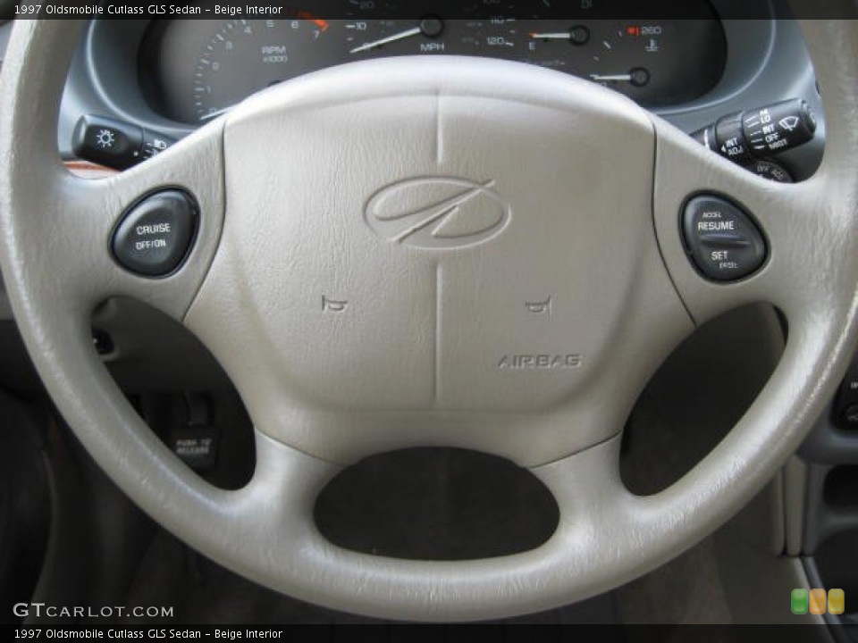 Beige Interior Controls for the 1997 Oldsmobile Cutlass GLS Sedan #51850715