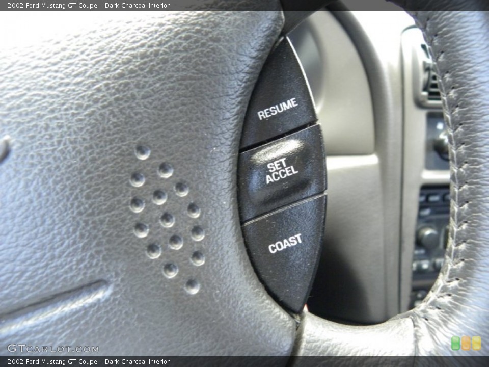 Dark Charcoal Interior Controls for the 2002 Ford Mustang GT Coupe #51850808