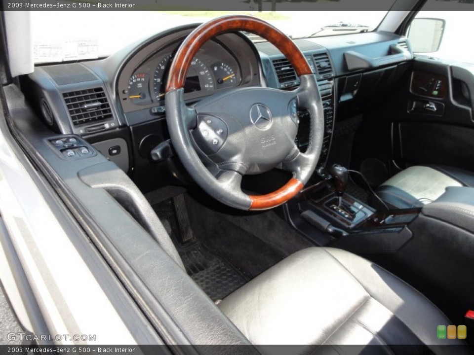 Black Interior Dashboard for the 2003 Mercedes-Benz G 500 #51850913