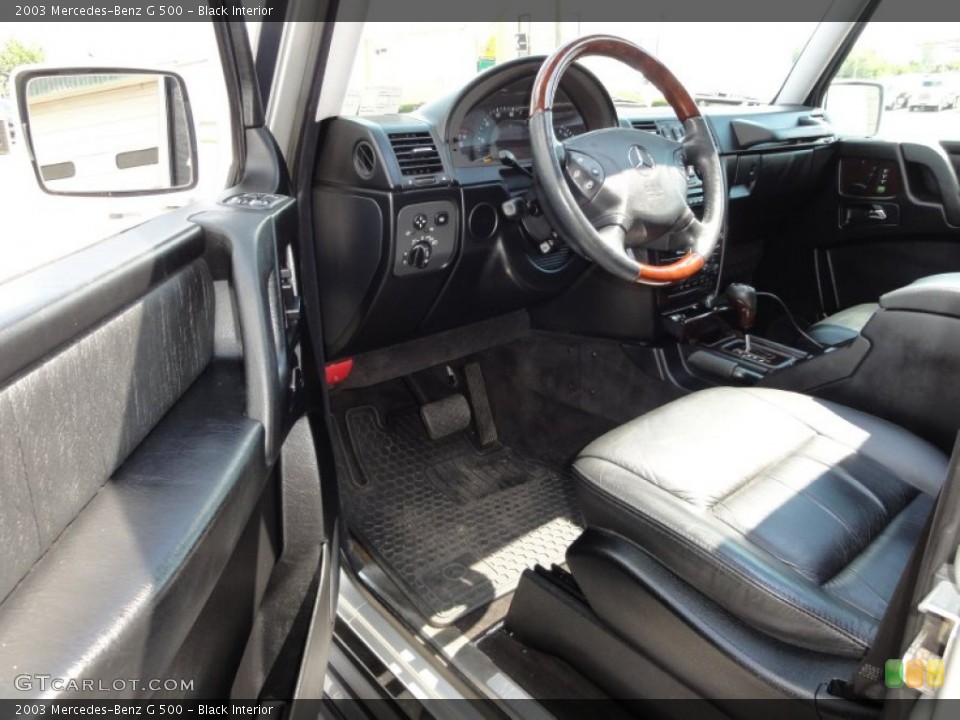 Black Interior Photo for the 2003 Mercedes-Benz G 500 #51850922
