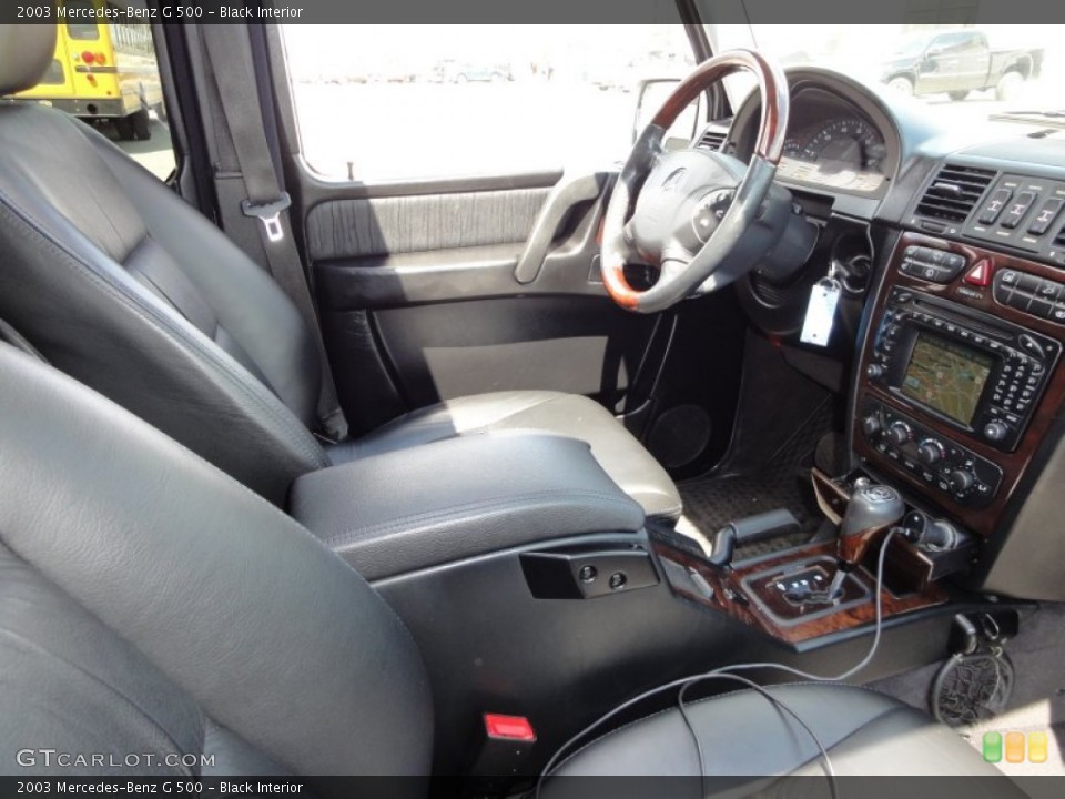 Black Interior Photo for the 2003 Mercedes-Benz G 500 #51851018