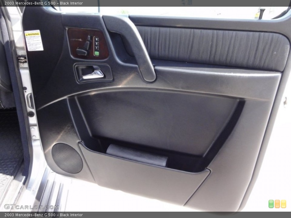 Black Interior Door Panel for the 2003 Mercedes-Benz G 500 #51851081