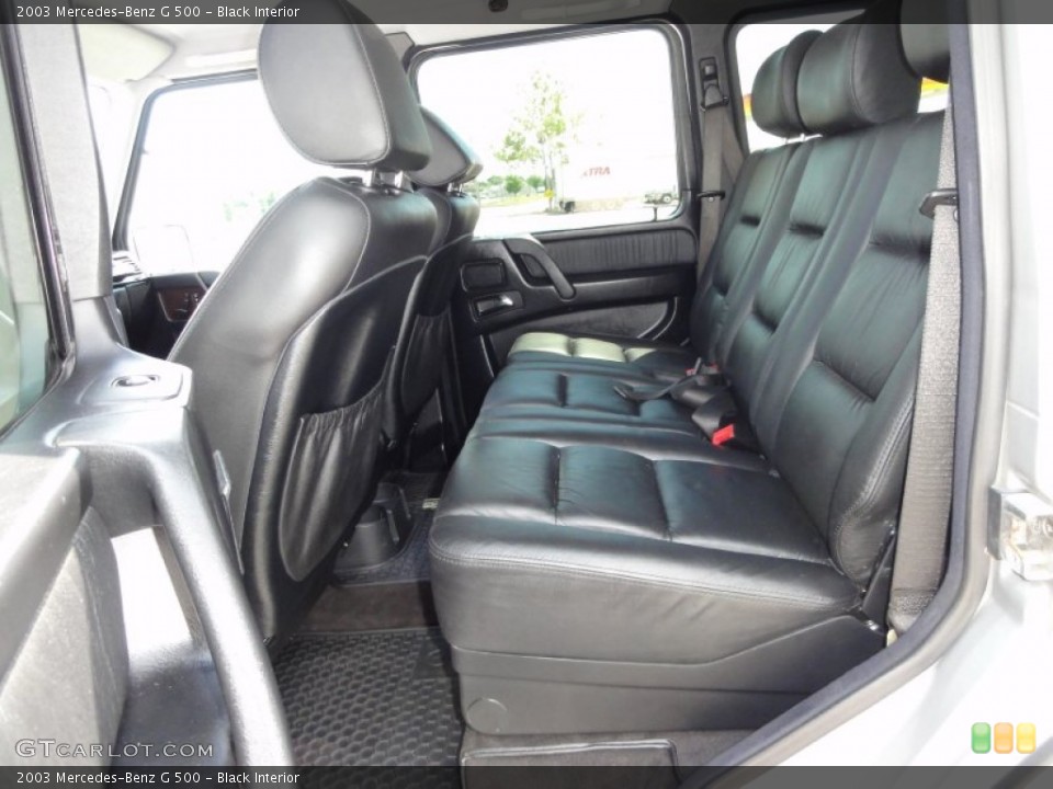 Black 2003 Mercedes-Benz G Interiors