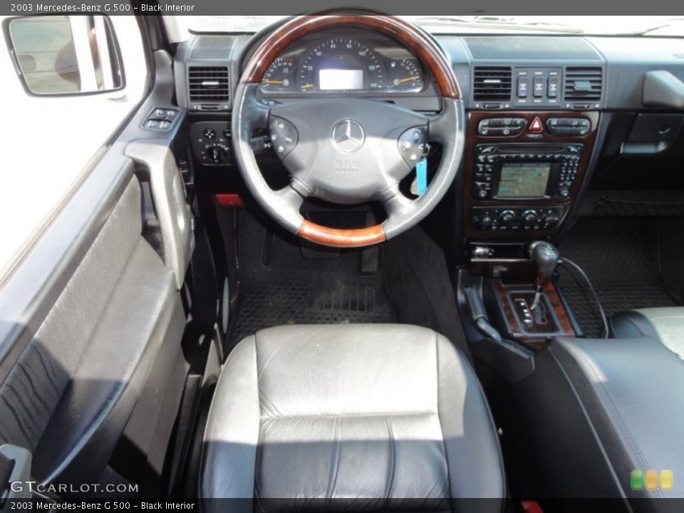 Black Interior Dashboard for the 2003 Mercedes-Benz G 500 #51851144