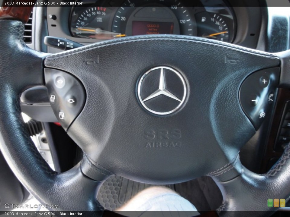 Black Interior Controls for the 2003 Mercedes-Benz G 500 #51851417