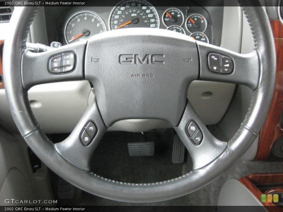 Medium Pewter Interior Steering Wheel for the 2002 GMC Envoy SLT #51852317