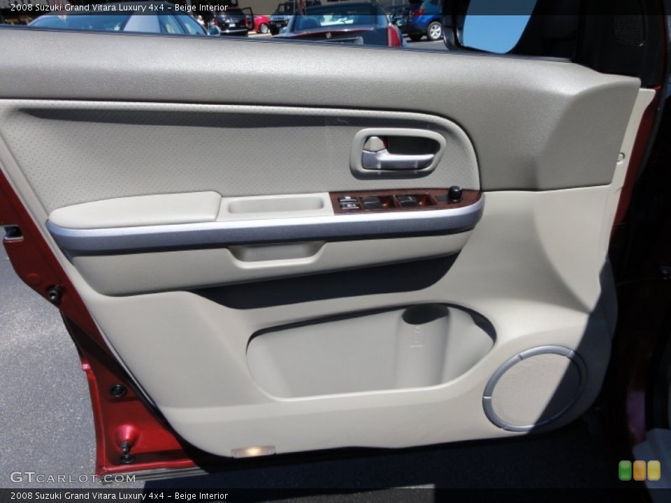 Beige Interior Door Panel for the 2008 Suzuki Grand Vitara Luxury 4x4 #51853310