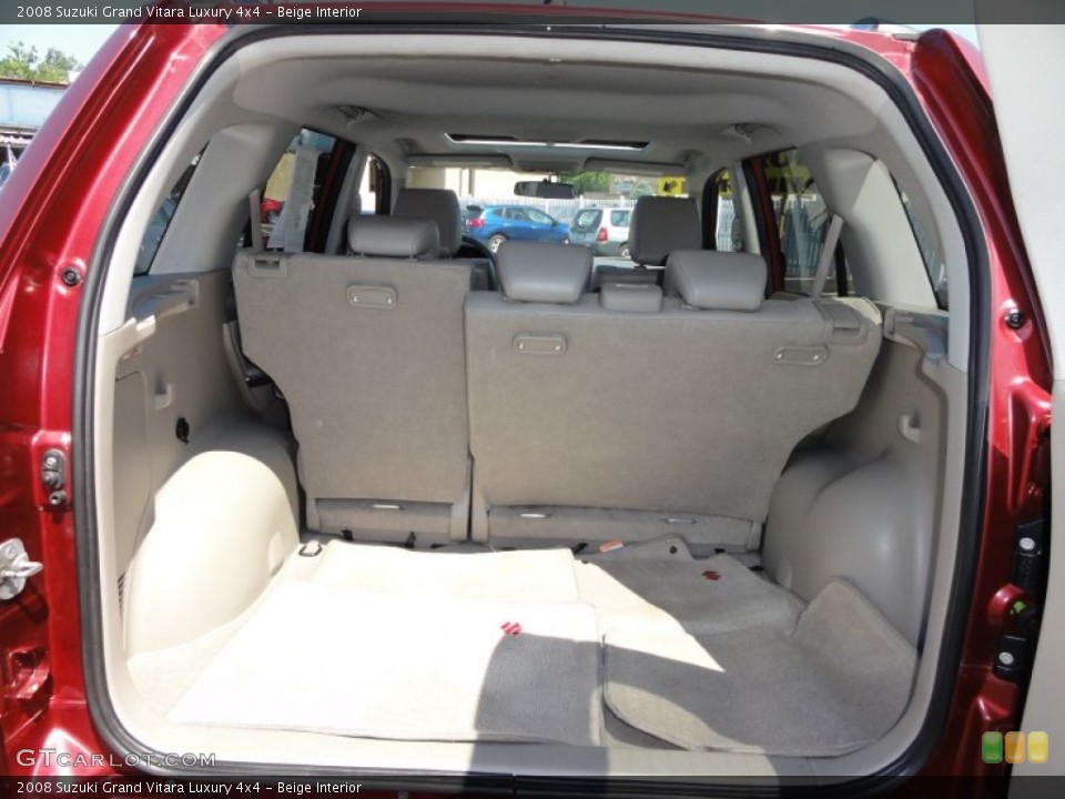 Beige Interior Trunk for the 2008 Suzuki Grand Vitara Luxury 4x4 #51853466