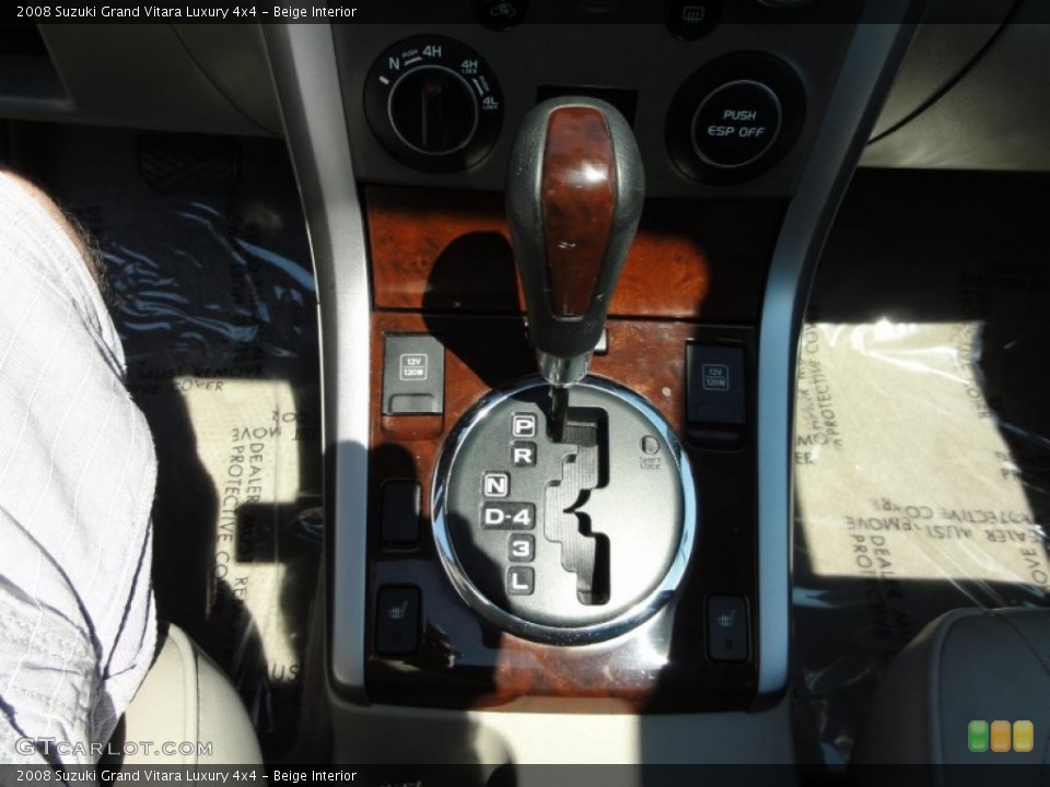 Beige Interior Transmission for the 2008 Suzuki Grand Vitara Luxury 4x4 #51853589
