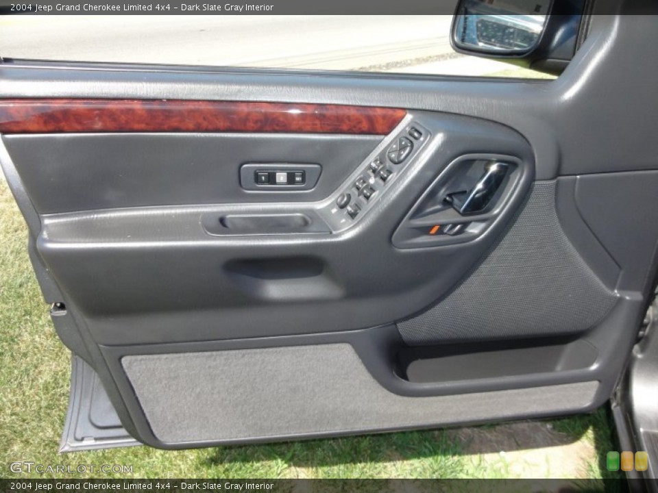 Dark Slate Gray Interior Door Panel for the 2004 Jeep Grand Cherokee Limited 4x4 #51853919