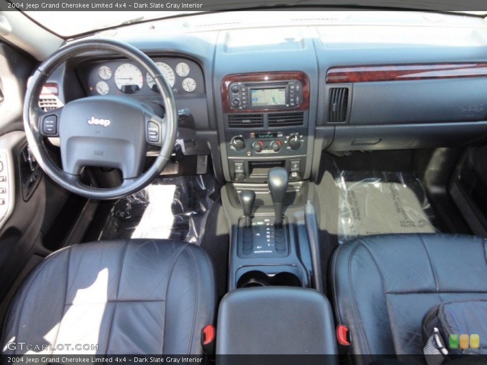 Dark Slate Gray Interior Dashboard for the 2004 Jeep Grand Cherokee Limited 4x4 #51854051