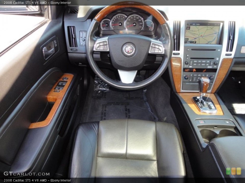 Ebony Interior Dashboard for the 2008 Cadillac STS 4 V6 AWD #51854330