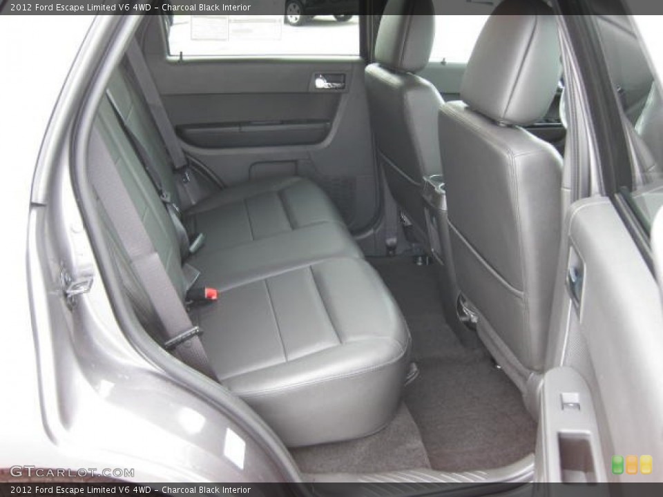Charcoal Black Interior Photo for the 2012 Ford Escape Limited V6 4WD #51854759