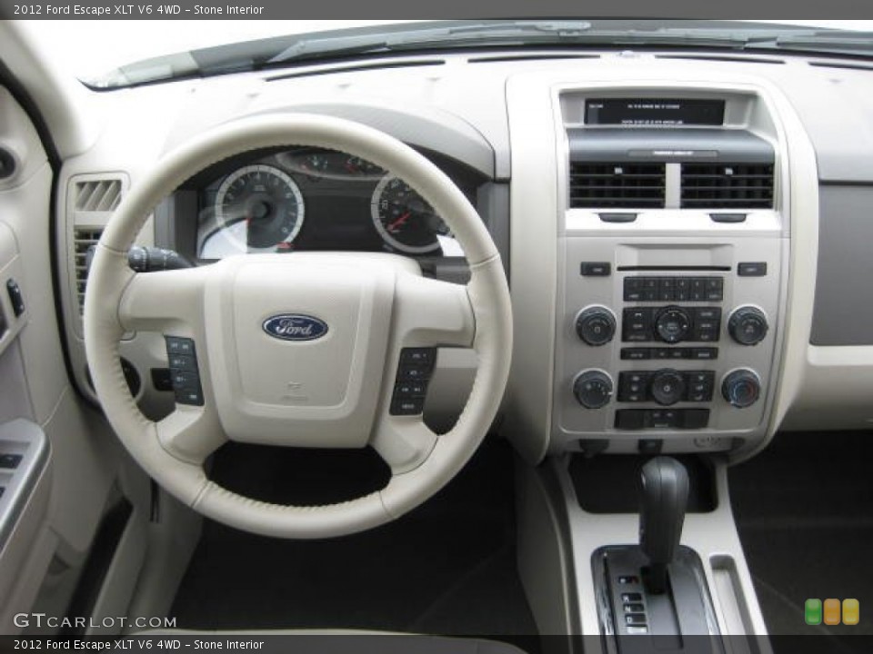 Stone Interior Dashboard for the 2012 Ford Escape XLT V6 4WD #51854942