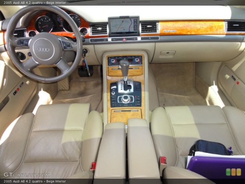 Beige Interior Dashboard for the 2005 Audi A8 4.2 quattro #51855050
