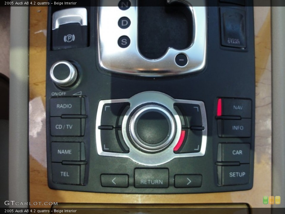 Beige Interior Controls for the 2005 Audi A8 4.2 quattro #51855098