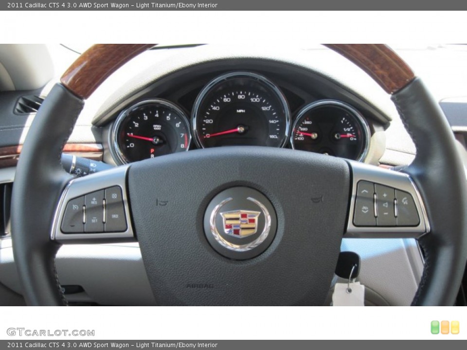 Light Titanium/Ebony Interior Controls for the 2011 Cadillac CTS 4 3.0 AWD Sport Wagon #51860548