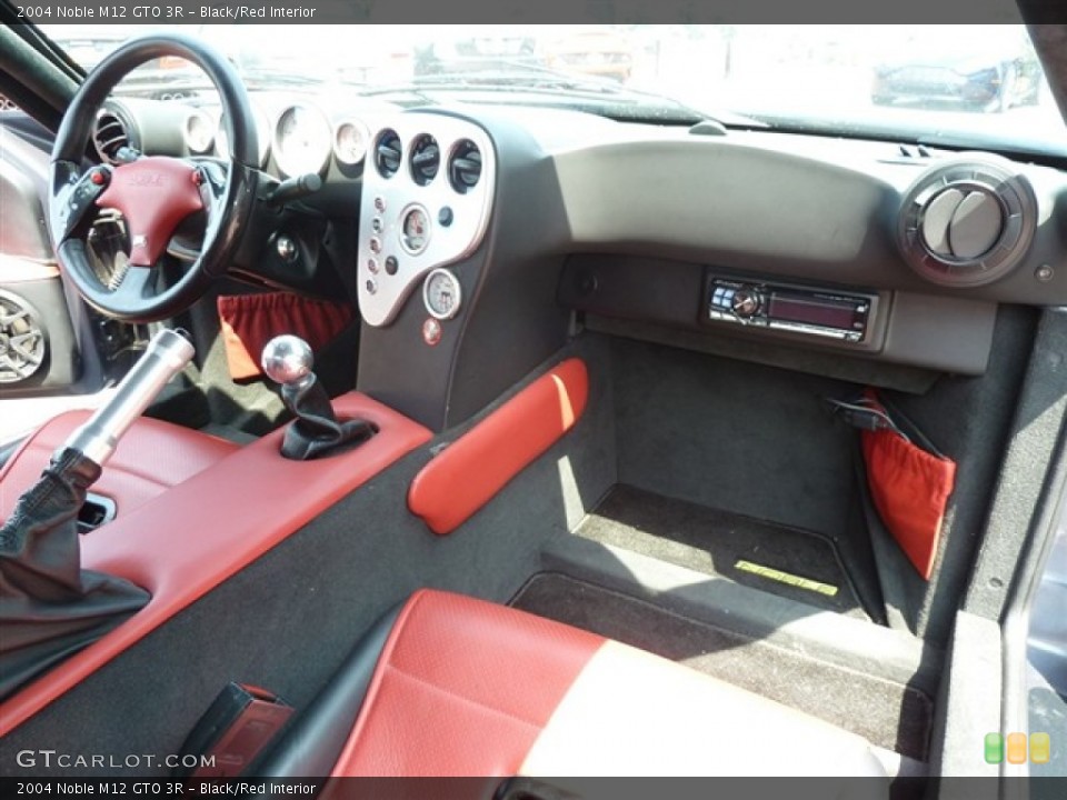 Black/Red Interior Dashboard for the 2004 Noble M12 GTO 3R #51862609