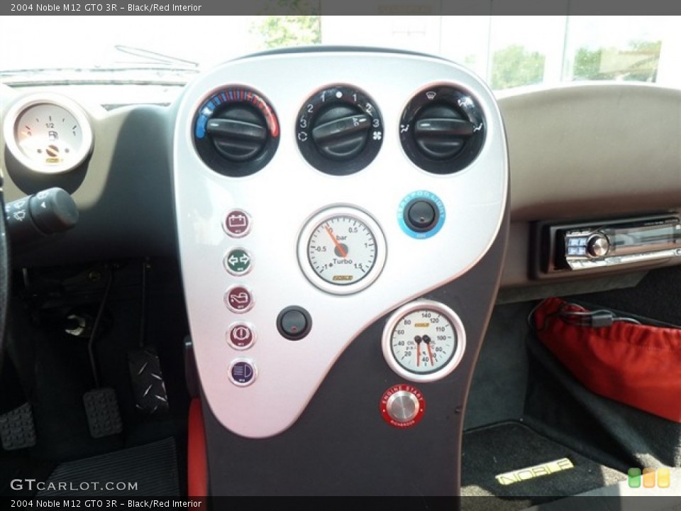 Black/Red Interior Controls for the 2004 Noble M12 GTO 3R #51862639