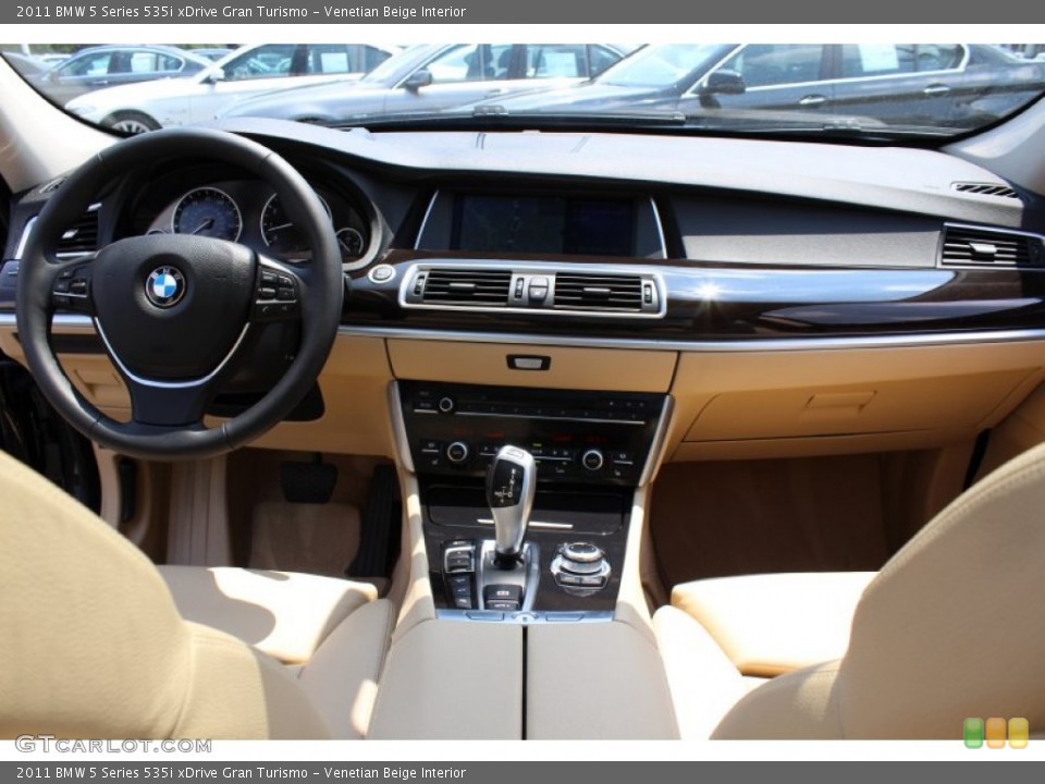 Venetian Beige Interior Dashboard for the 2011 BMW 5 Series 535i xDrive Gran Turismo #51865666