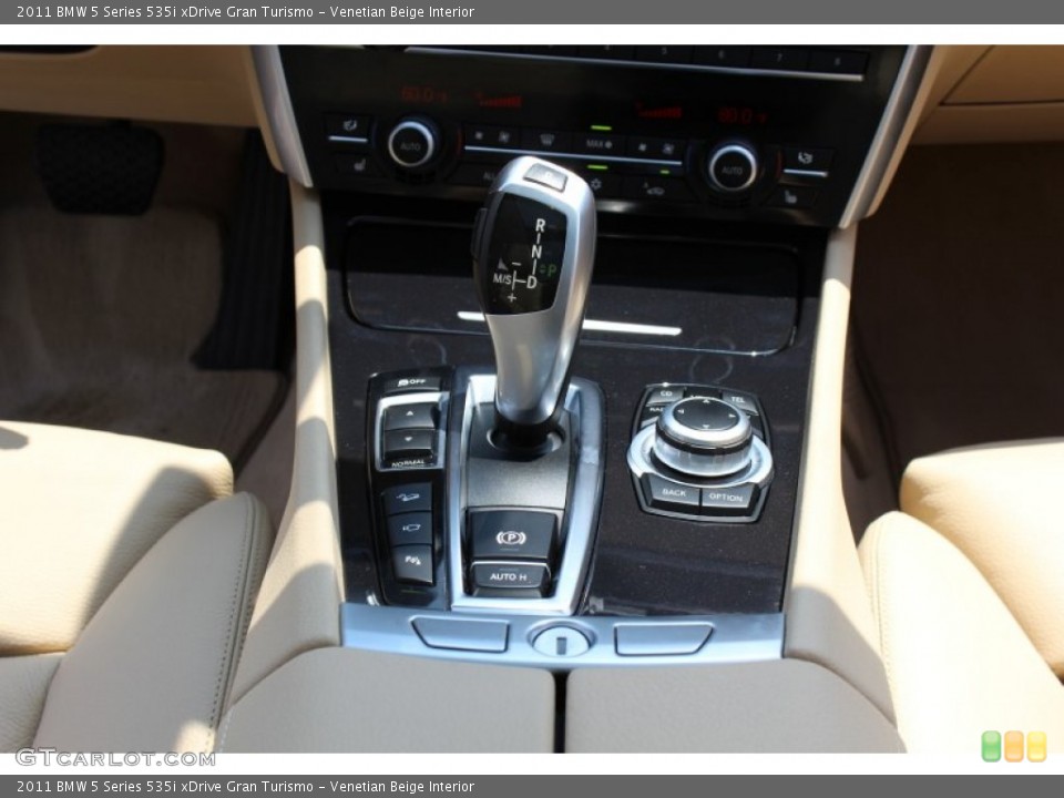 Venetian Beige Interior Transmission for the 2011 BMW 5 Series 535i xDrive Gran Turismo #51865756