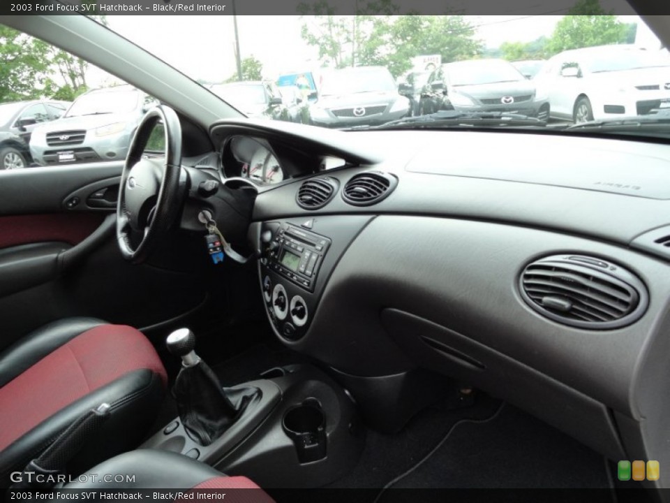 Black/Red Interior Dashboard for the 2003 Ford Focus SVT Hatchback #51866437