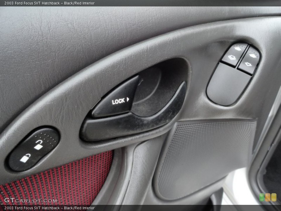 Black/Red Interior Controls for the 2003 Ford Focus SVT Hatchback #51866503