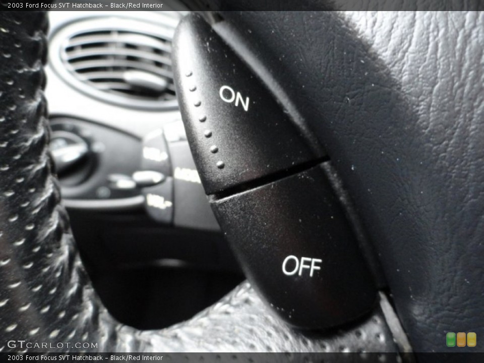 Black/Red Interior Controls for the 2003 Ford Focus SVT Hatchback #51866572