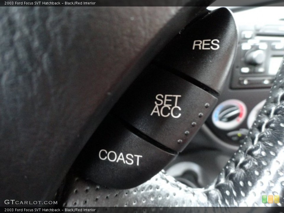 Black/Red Interior Controls for the 2003 Ford Focus SVT Hatchback #51866602