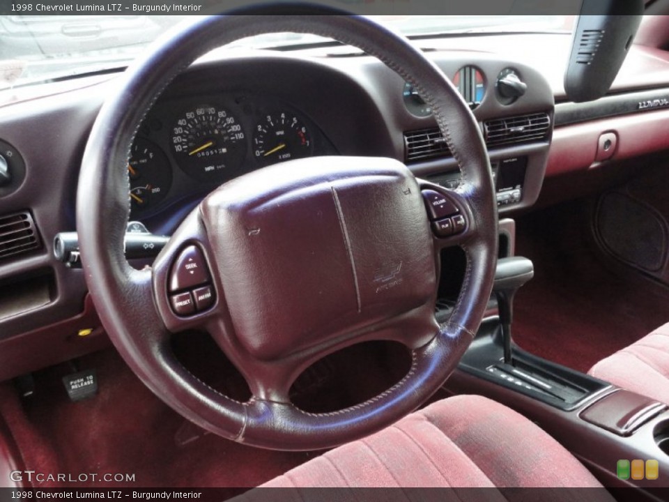 Burgundy Interior Steering Wheel for the 1998 Chevrolet Lumina LTZ #51870802