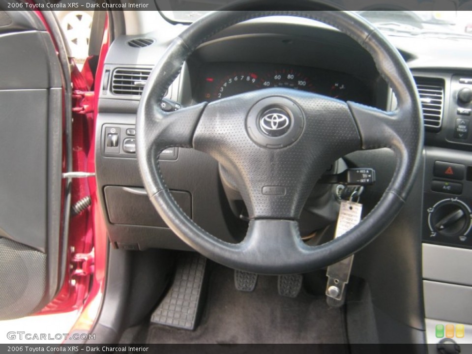 Dark Charcoal Interior Steering Wheel for the 2006 Toyota Corolla XRS #51871438