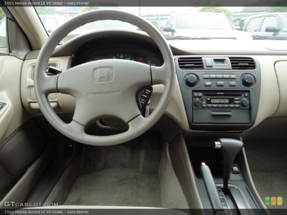Ivory Interior Dashboard for the 2001 Honda Accord LX V6 Sedan #51872794