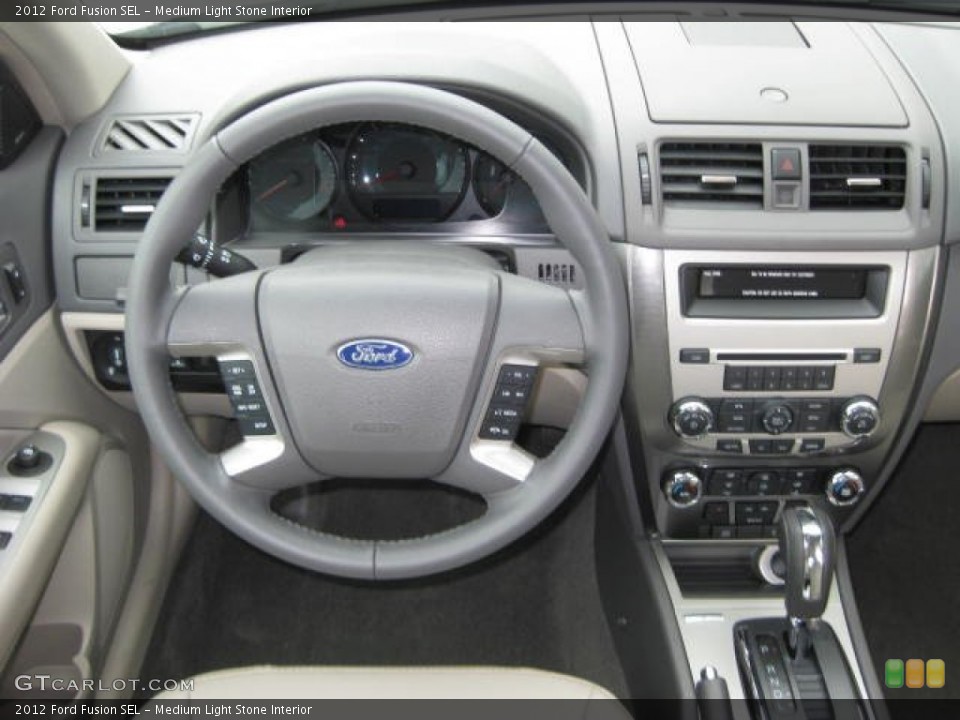 Medium Light Stone Interior Dashboard for the 2012 Ford Fusion SEL #51873481