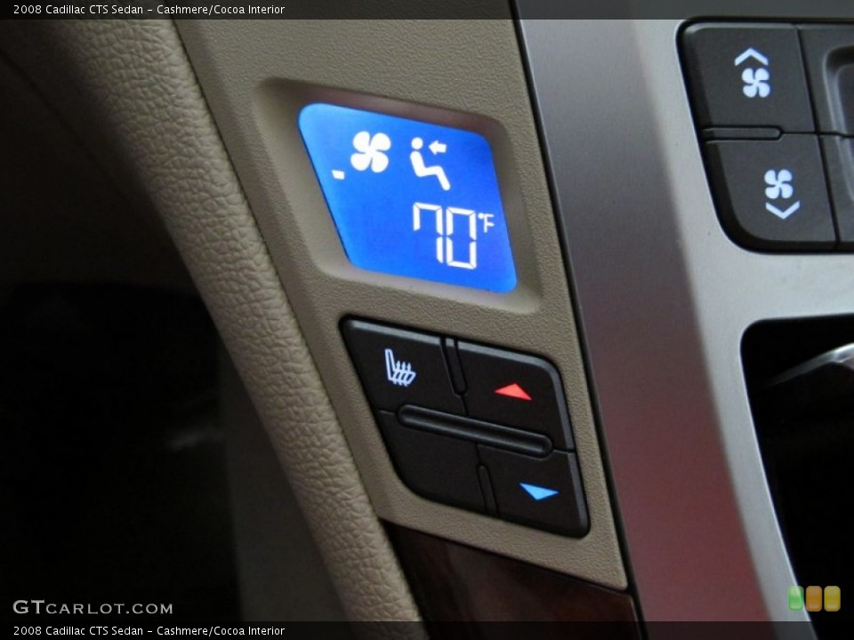 Cashmere/Cocoa Interior Controls for the 2008 Cadillac CTS Sedan #51876661
