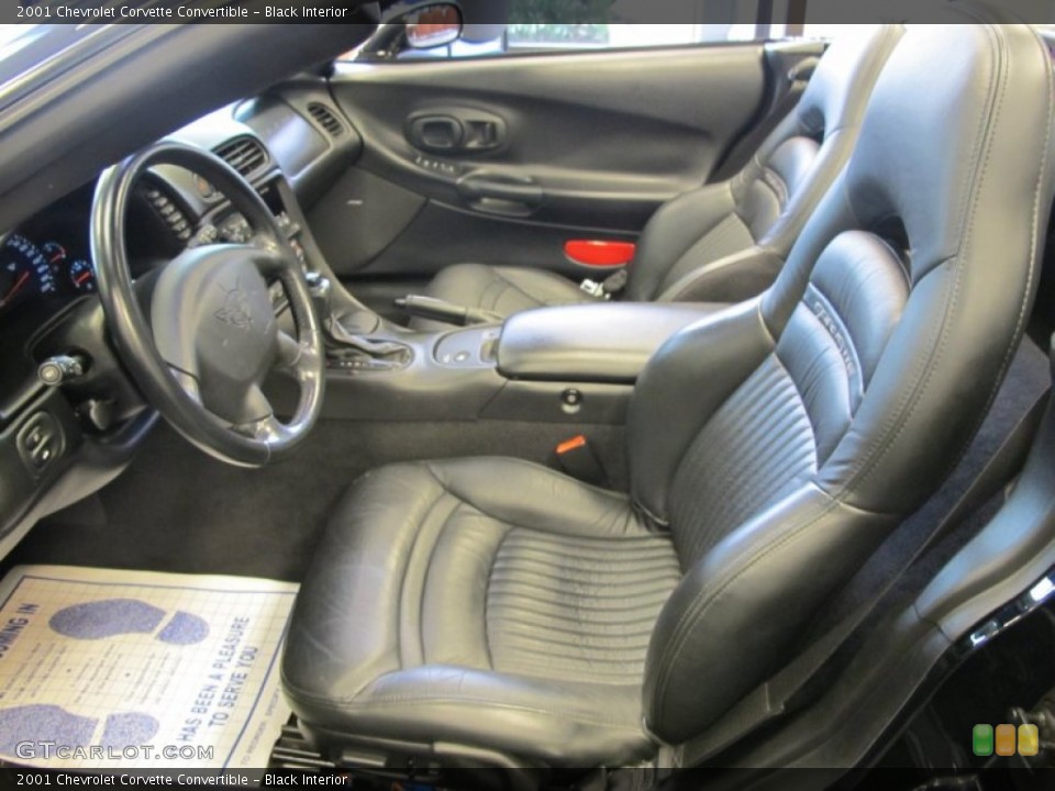 Black Interior Photo for the 2001 Chevrolet Corvette Convertible #51876856