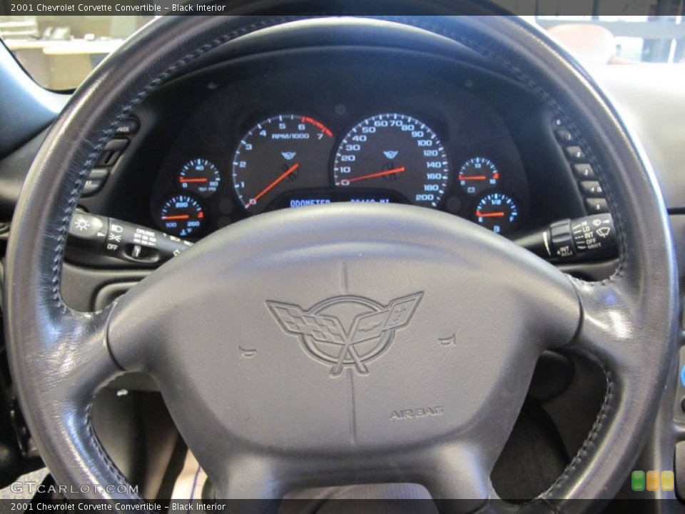 Black Interior Gauges for the 2001 Chevrolet Corvette Convertible #51876868