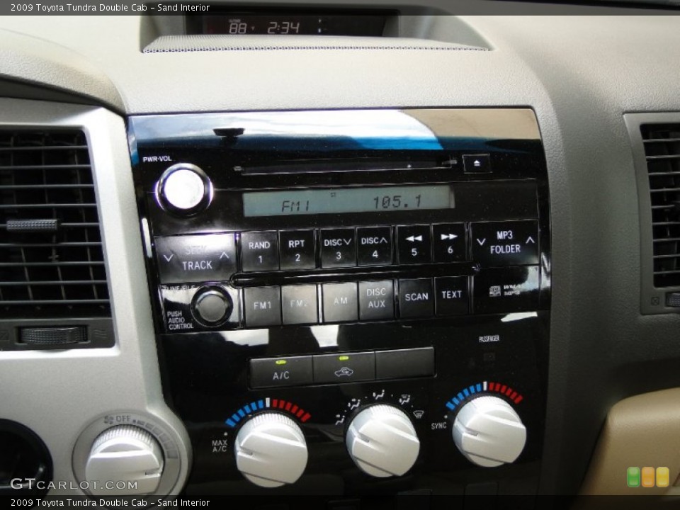 Sand Interior Controls for the 2009 Toyota Tundra Double Cab #51876895