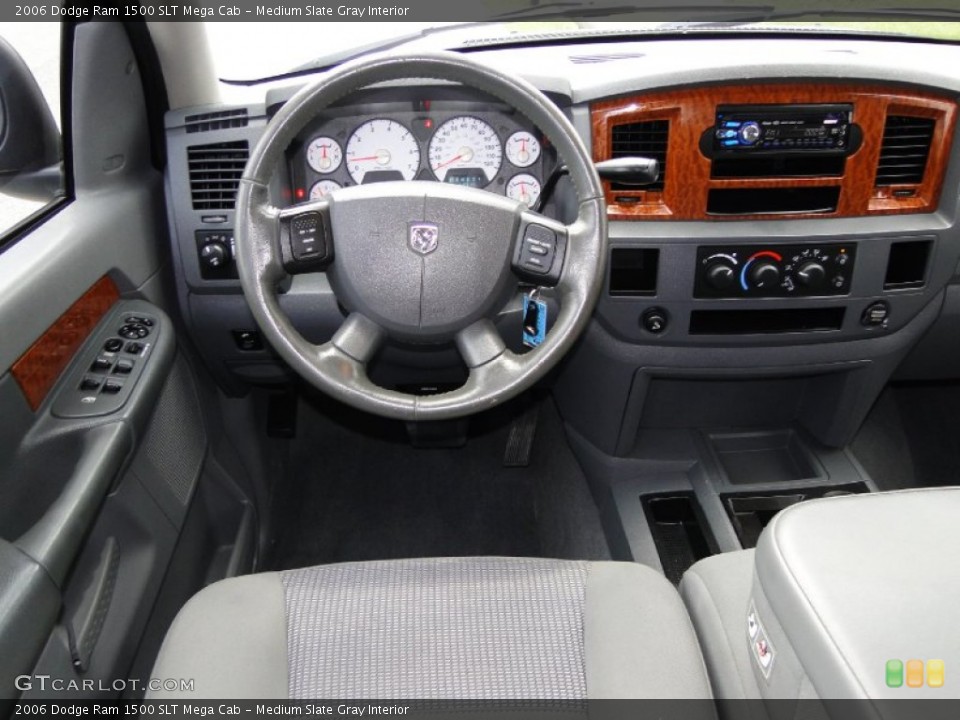 Medium Slate Gray Interior Dashboard for the 2006 Dodge Ram 1500 SLT Mega Cab #51877408