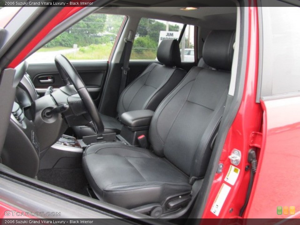 Black Interior Photo for the 2006 Suzuki Grand Vitara Luxury #51877687