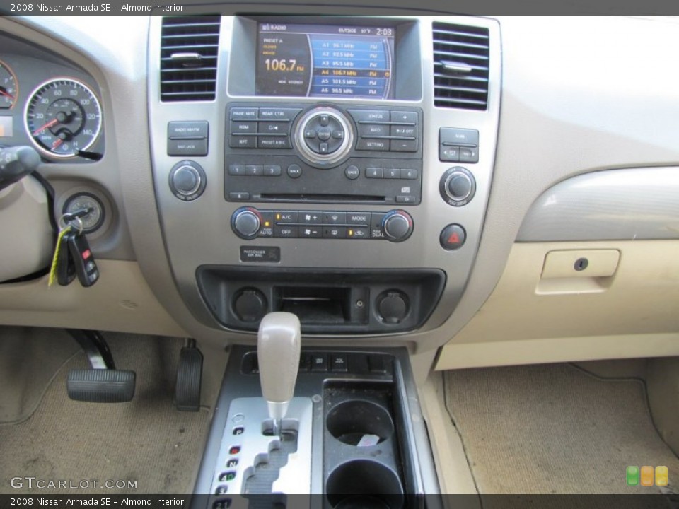 Almond Interior Controls for the 2008 Nissan Armada SE #51878293