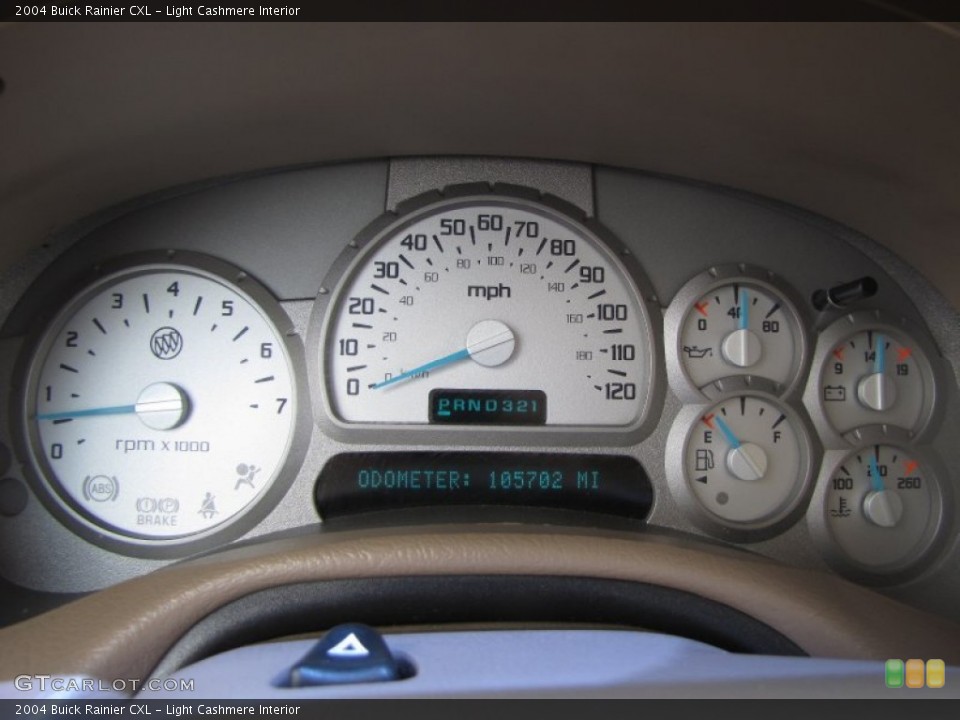 Light Cashmere Interior Gauges for the 2004 Buick Rainier CXL #51879808