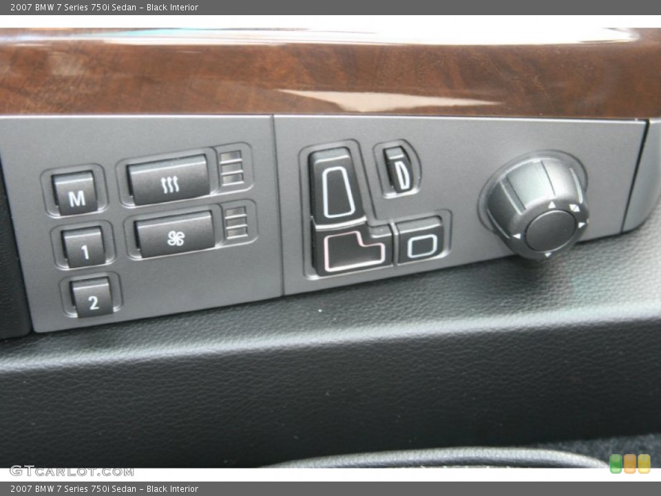 Black Interior Controls for the 2007 BMW 7 Series 750i Sedan #51879884