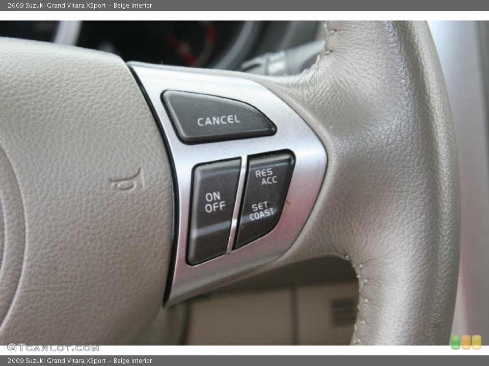 Beige Interior Controls for the 2009 Suzuki Grand Vitara XSport #51881810