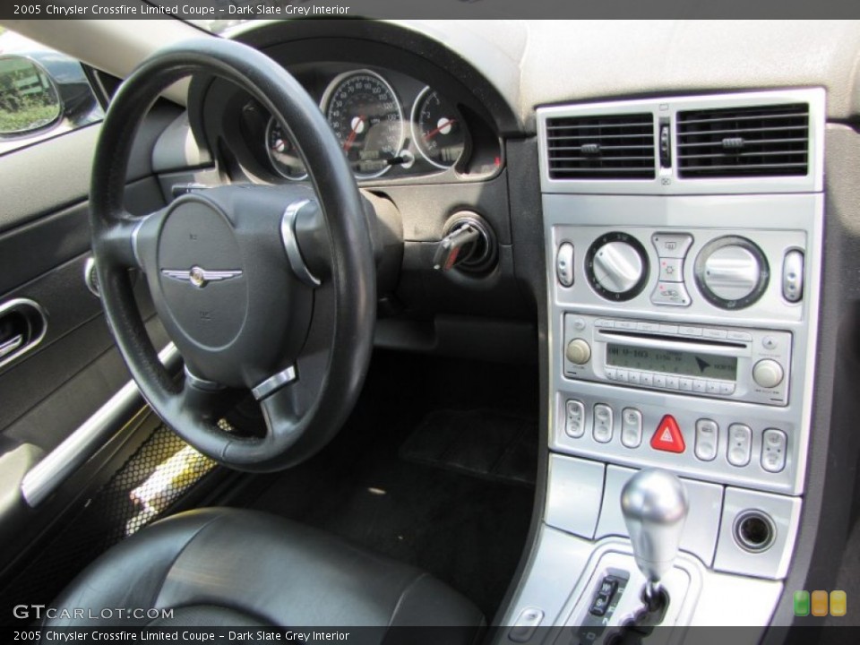 Dark Slate Grey Interior Controls for the 2005 Chrysler Crossfire Limited Coupe #51882569